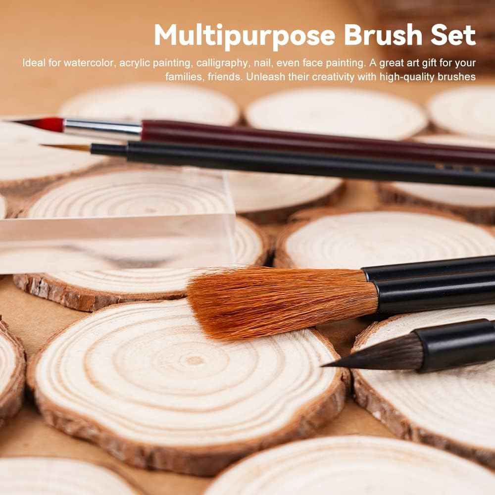 Mu Er Lian Watercolor Paint Brush for Large Area Painting