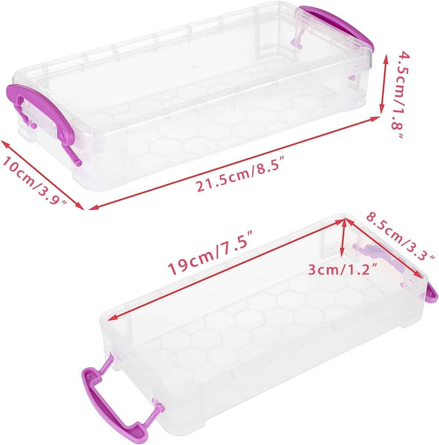 6 Large Capacity Pencil Box,Office Supplies Storage Organizer Box