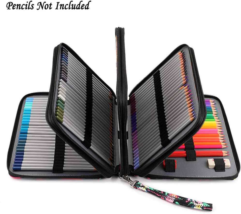 200 Slots Colored Pencil Case Large Capacity Pencil Organizer