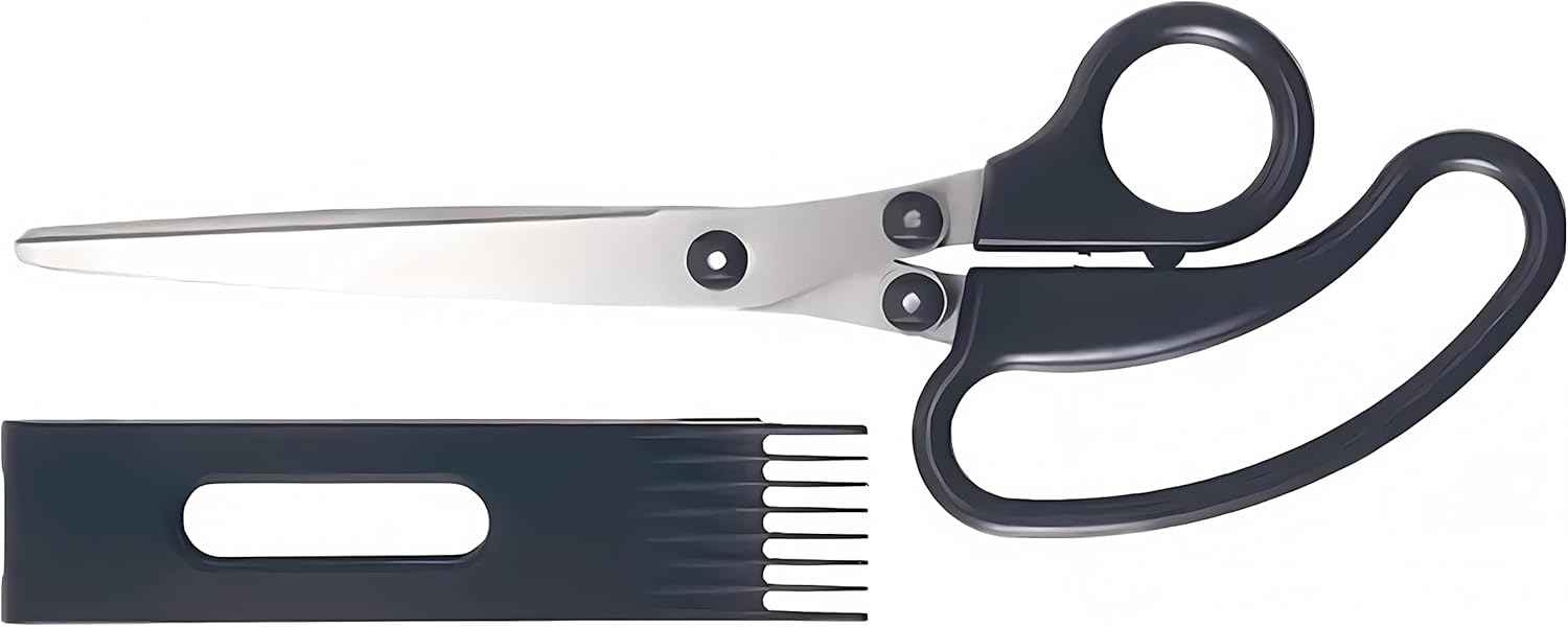 Sunstar 7-Blade Shredder Scissors,7.9 inches (200mm),Black
