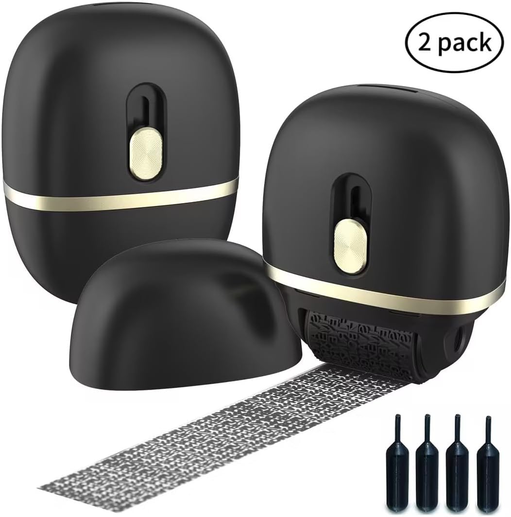 Identity Protection Roller Stamps 2 Pack