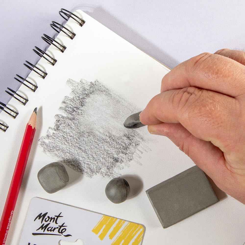 Mont Marte Kneadable Erasers Signature for Artists Drawing Sketching