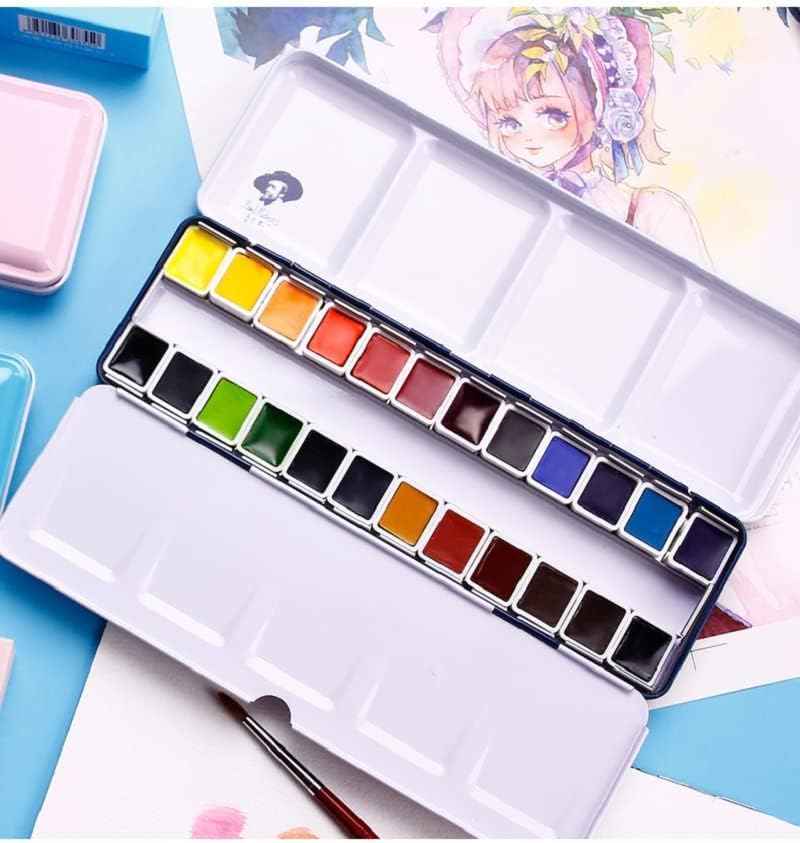 Paul Rubens Watercolor Paint Set Artist Grade,24 Vivid Colors