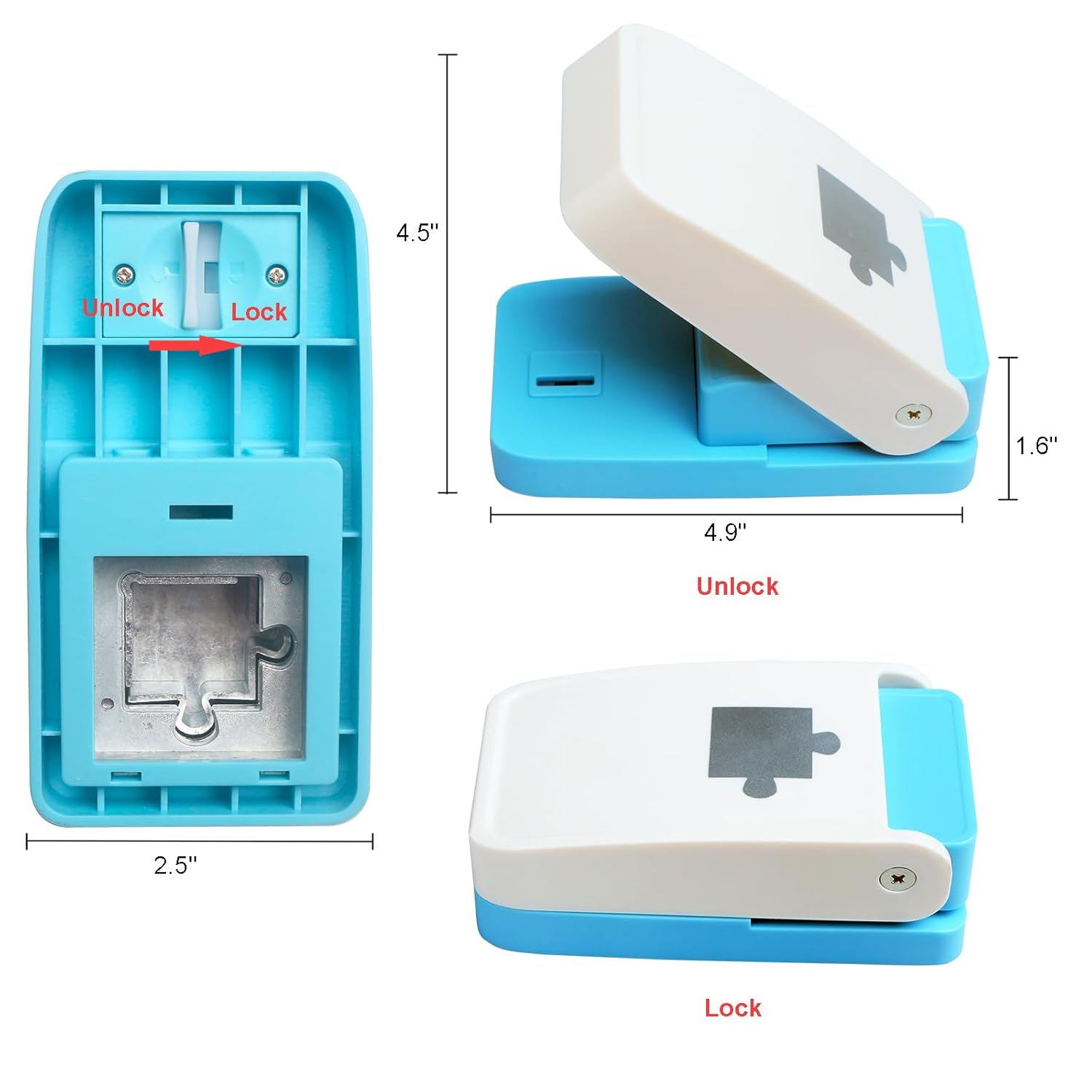 DIY Jigsaw Puzzle Piece Cutter Punch Making Tool