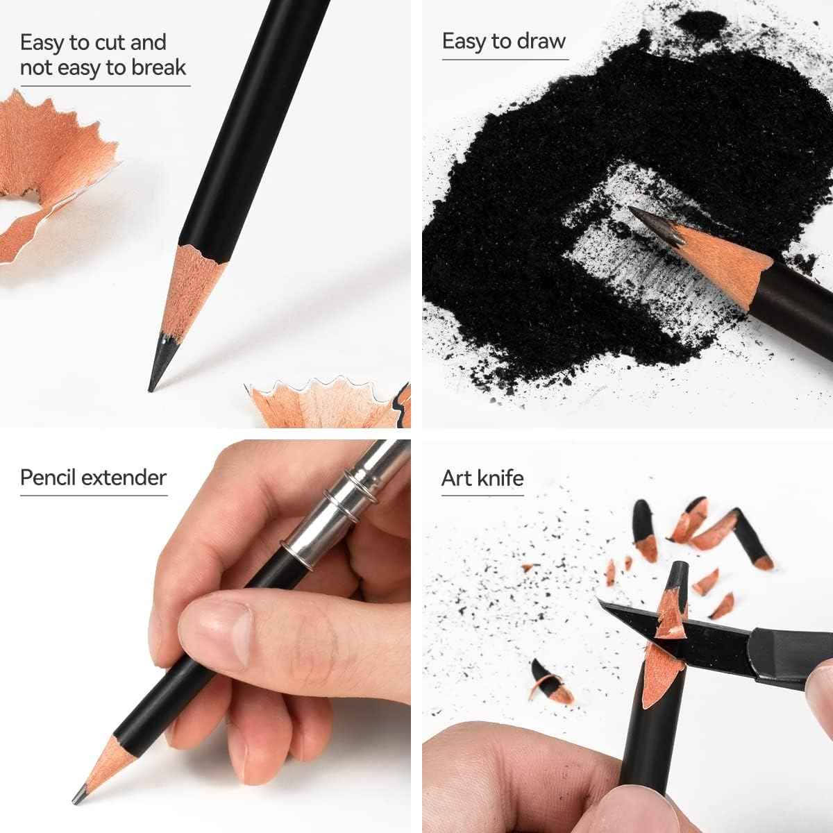 30pcs Professional Art Drawing Sketching Pencils