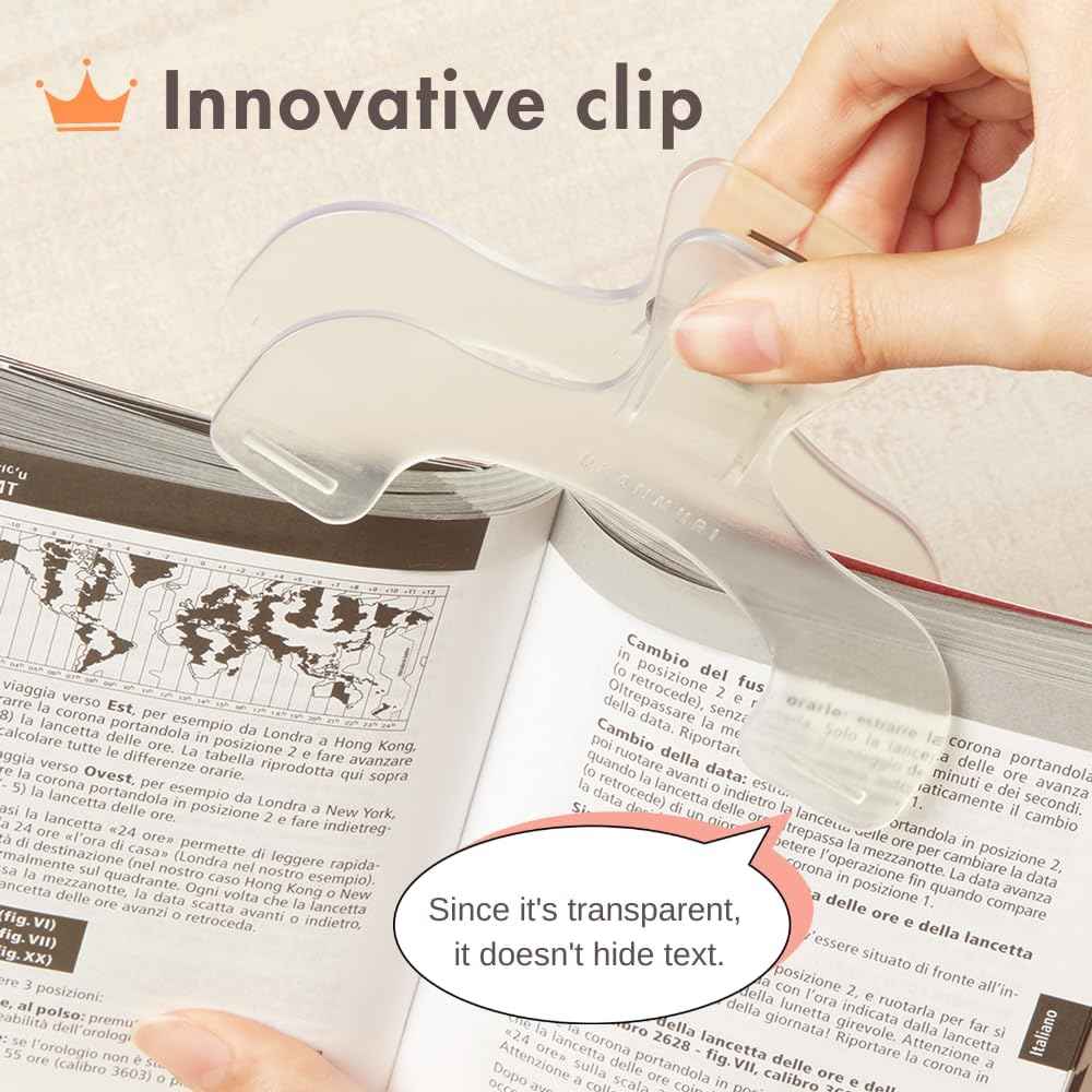 Sun-Star UKANMURI CLIP Versatile Crown Page Holder