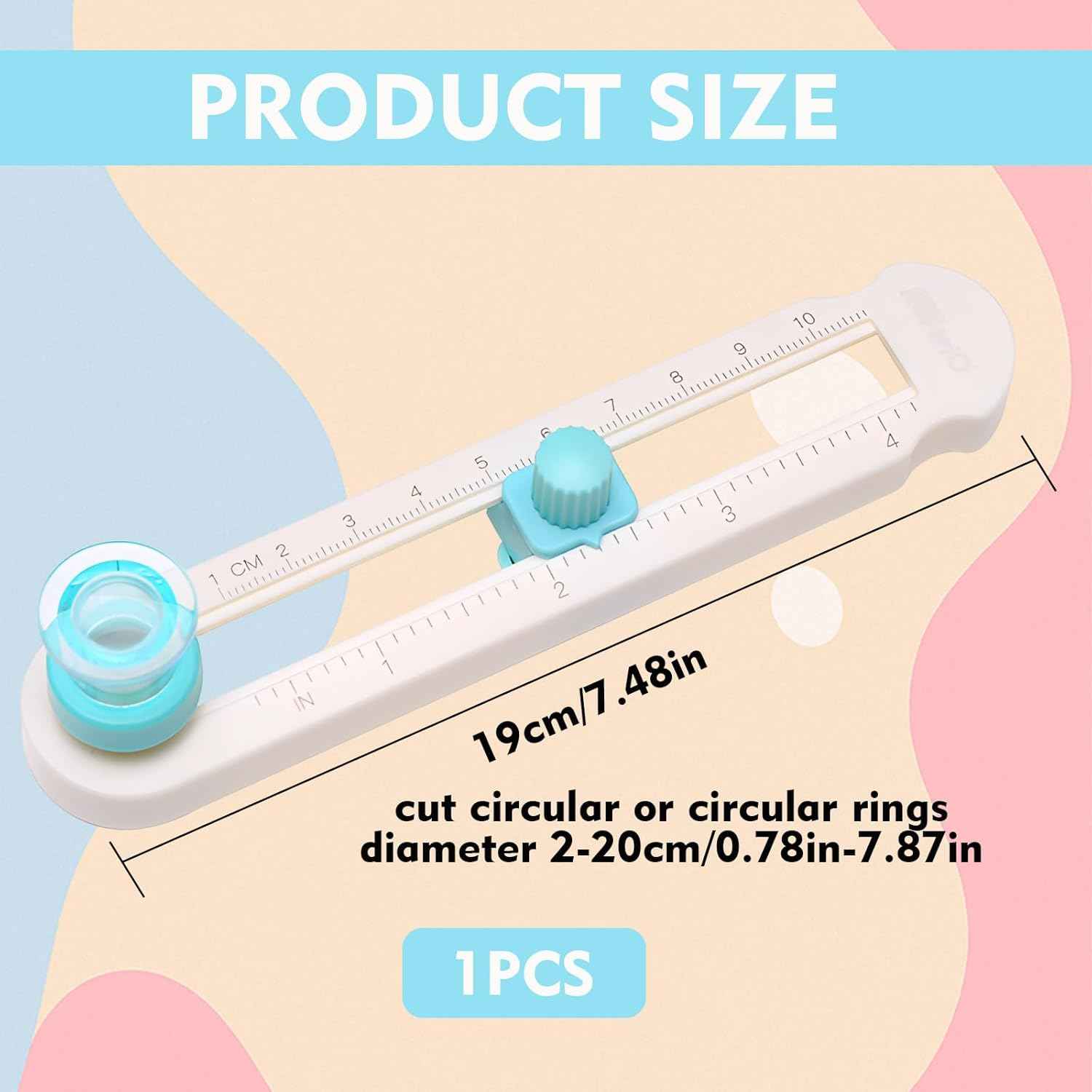 KW-triO Circle Cutter 4/6 Inch For Paper Crafts