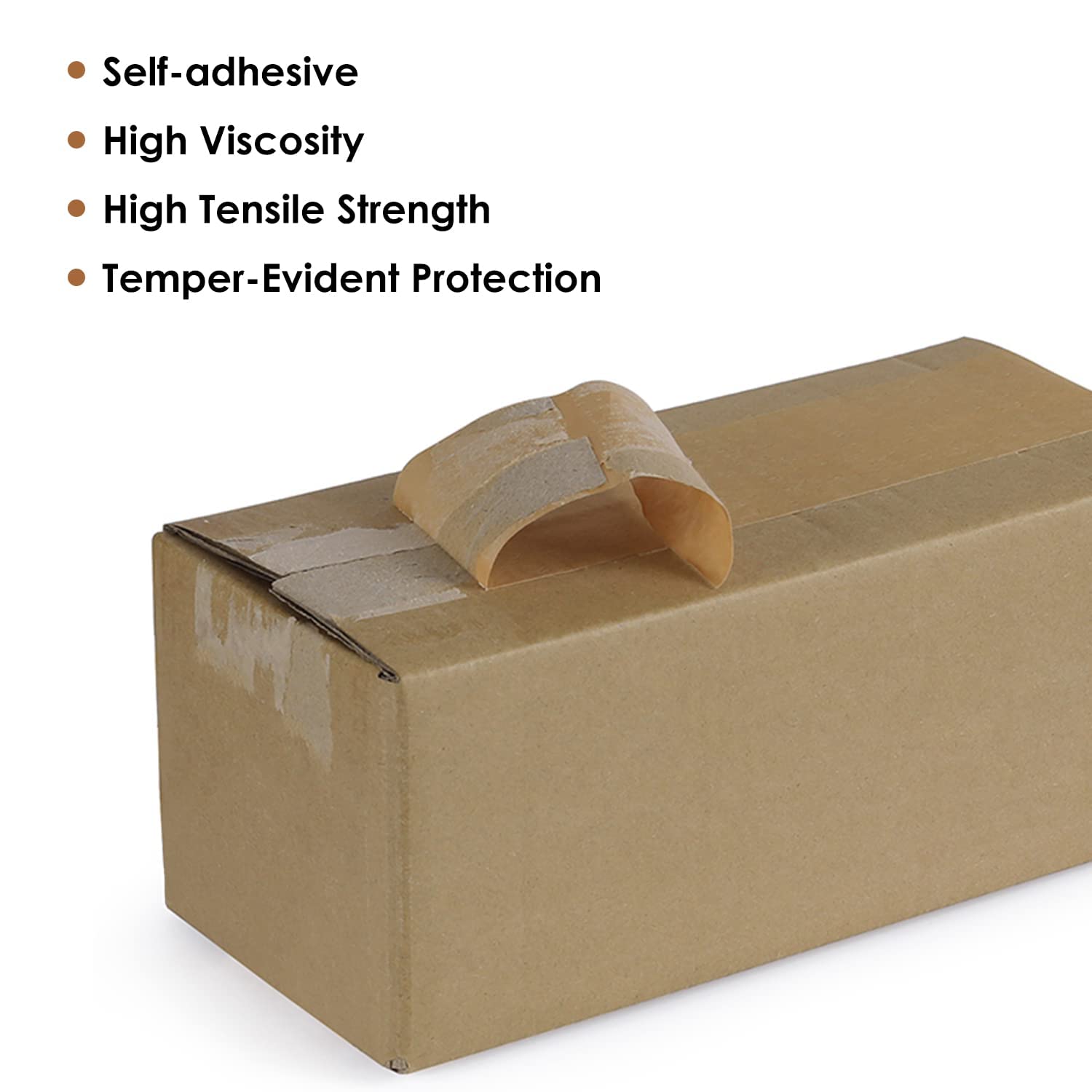 Writable Brown Paper Packing Tape 2inch x 55YD
