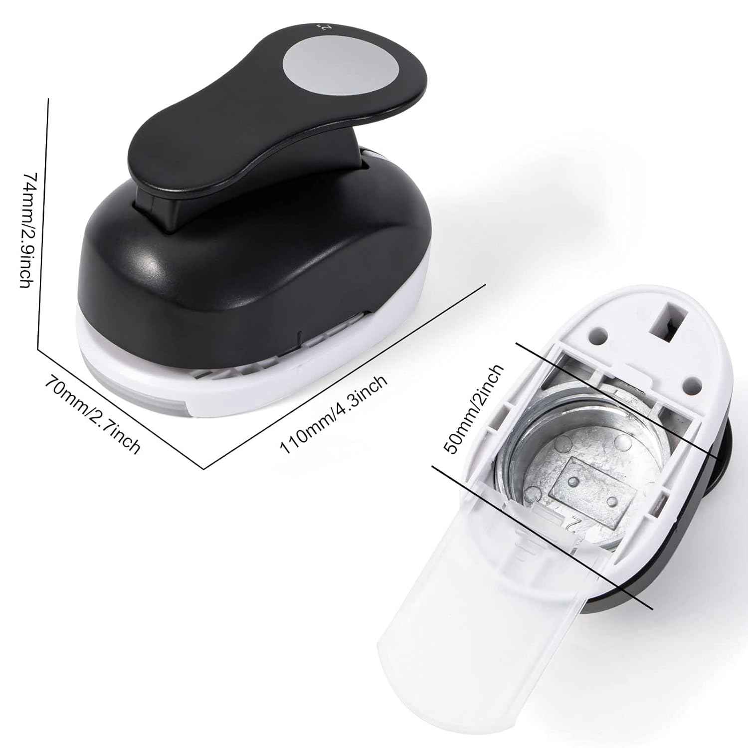 2 Inch Craft Hole Paper Punch Shape Circle for Cardstock,Scrapbooks