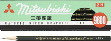 Mitsubishi 9800 Pencil - H-8H - 12 Pack