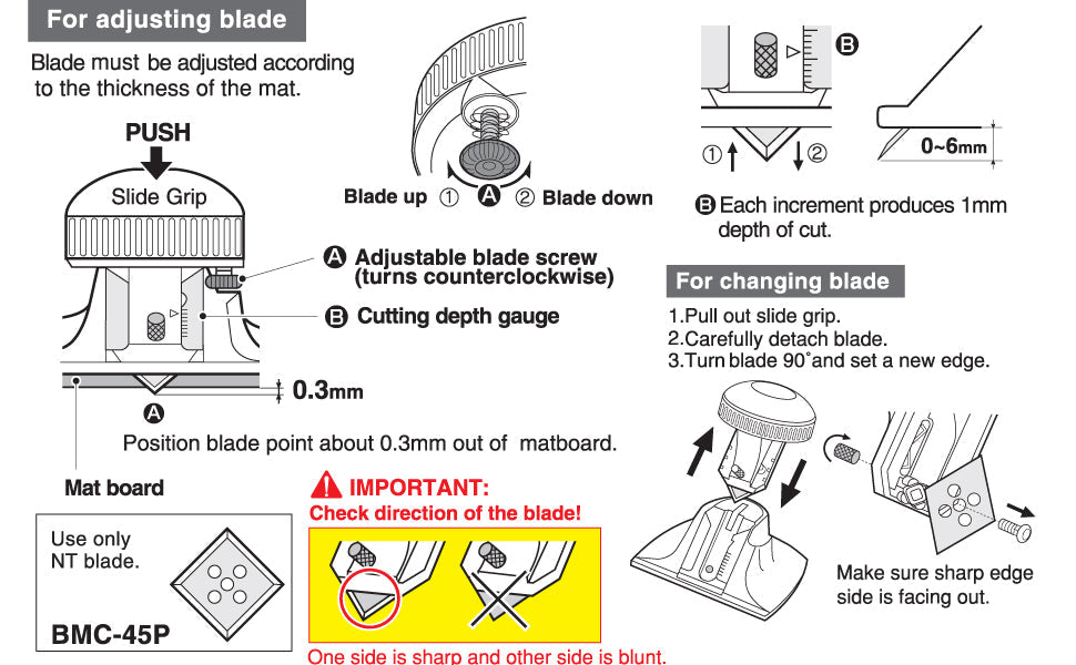 NT Professional Mat Cutter (MAT-45P)