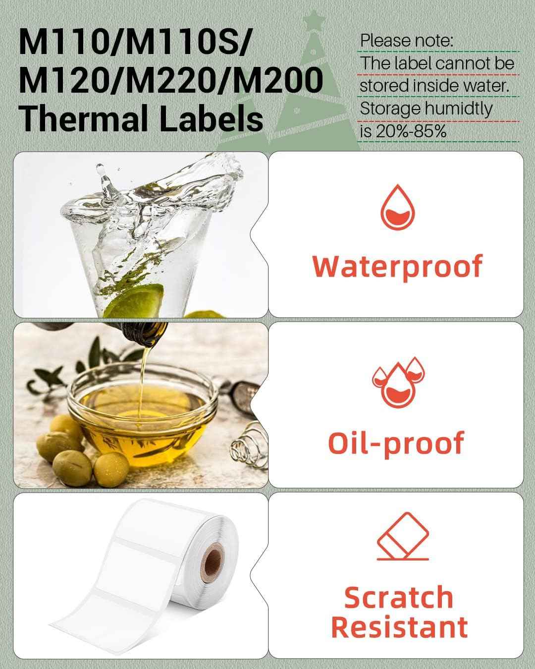 Phomemo Thermal Labels for M110/M221/M220/M120/M200,30x20mm