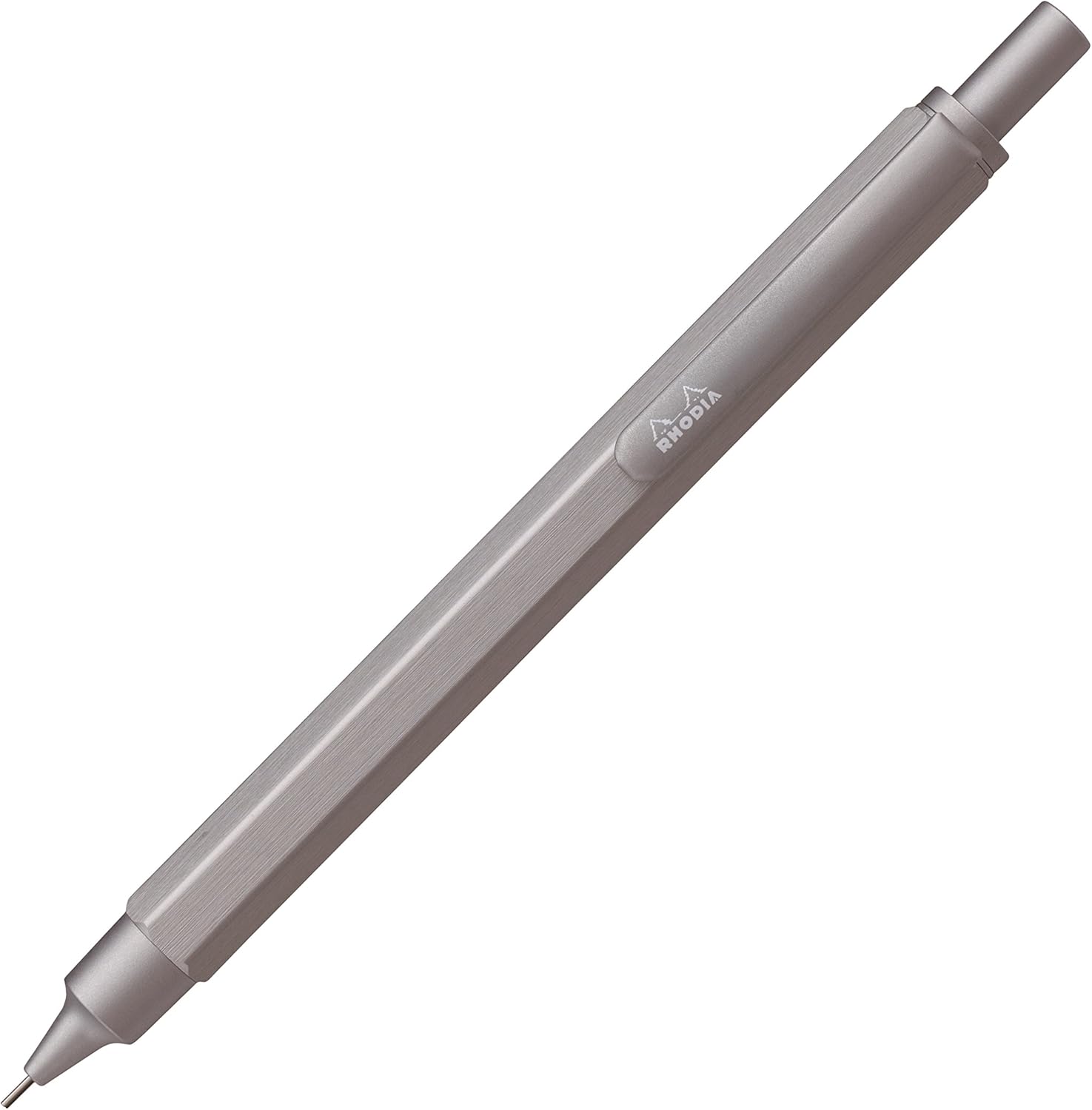 Rhodia Script Mechanical Pencil,0.5mm Aluminum Boday Silver