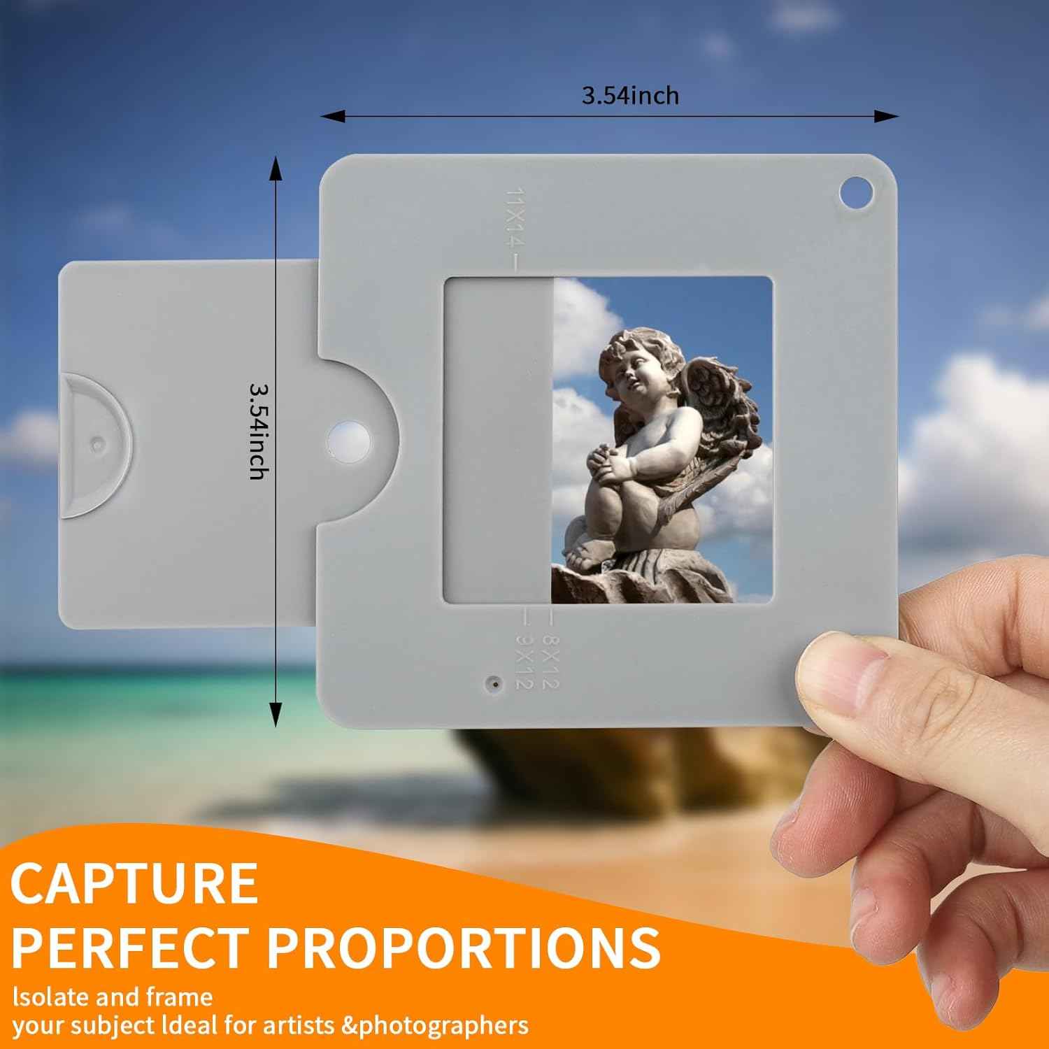 3Pcs View Finder for Photography, Drawing, Sketching