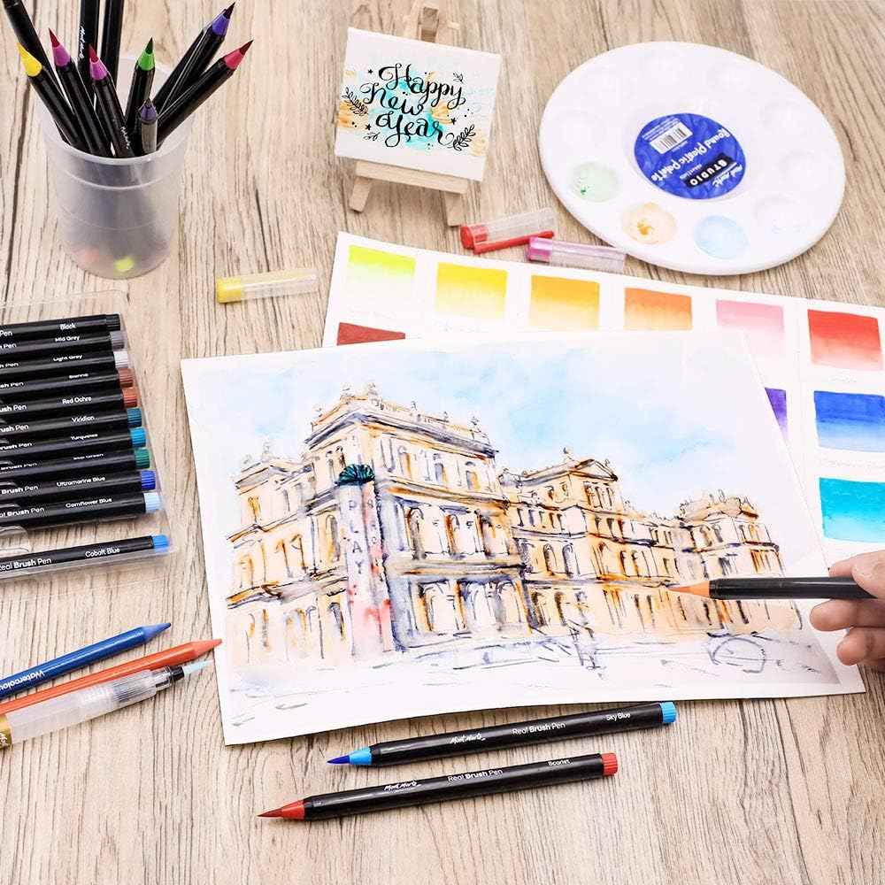 Mont Marte Premium 12 Watercolor Real Brush Pens