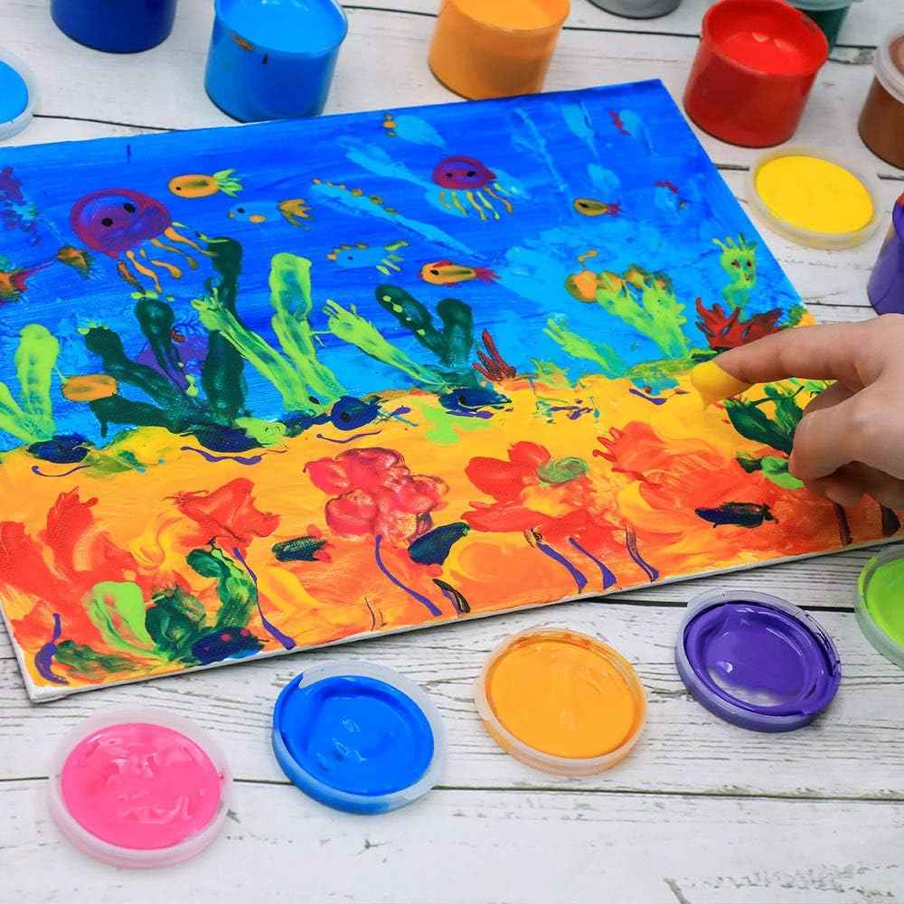 MONT MARTE 23 Piece Finger Paint Set