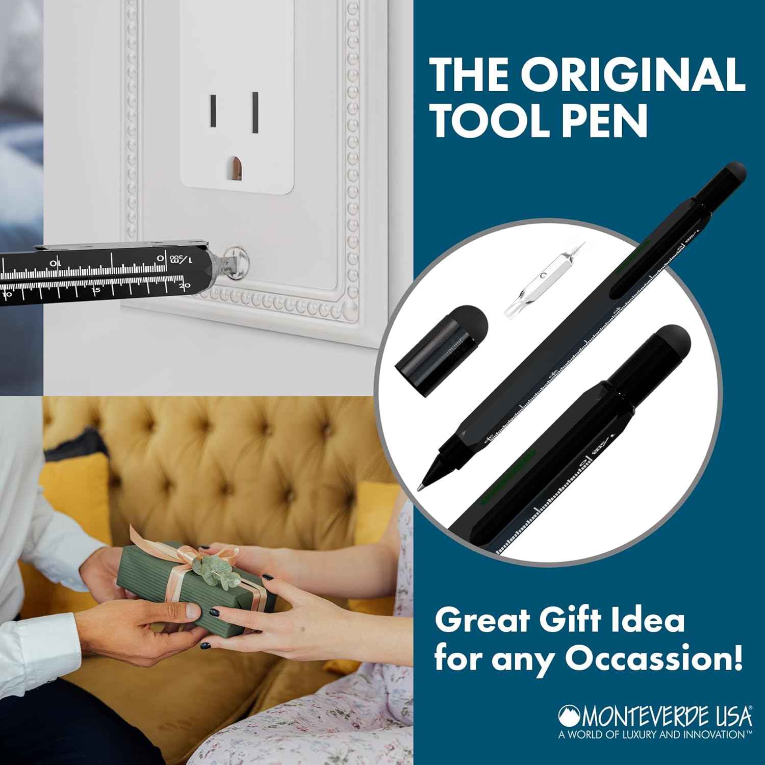 MONTEVERDE USA 9in1 Tool Ballpoint Multi Pen