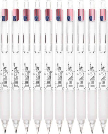 COLNK Retractable Gel Pens 0.5 Black Ink Writing Pen,Fine Point,12-Count