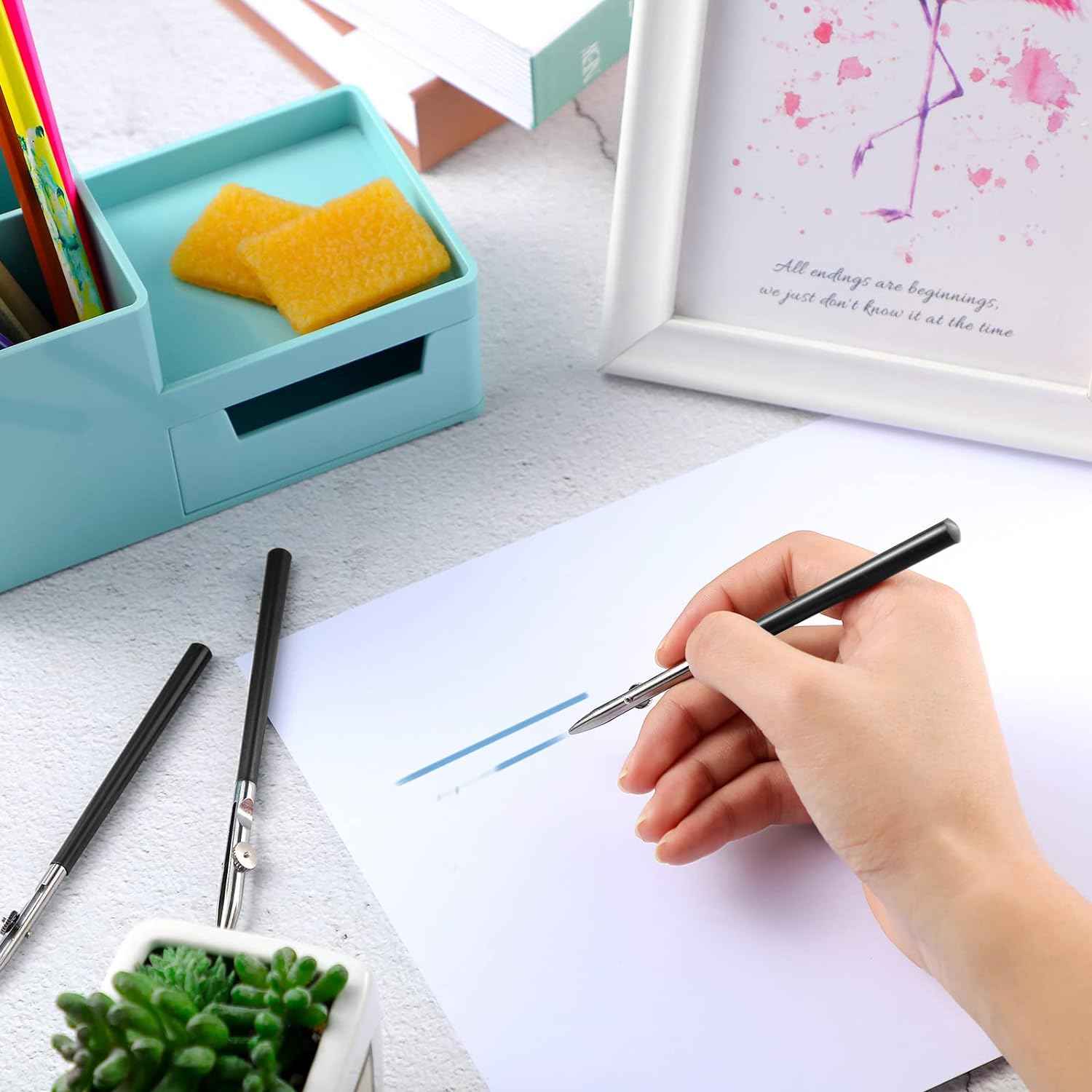 6Pcs Art Ruling Pen Set 3 Sizes Masking Fluid Pen