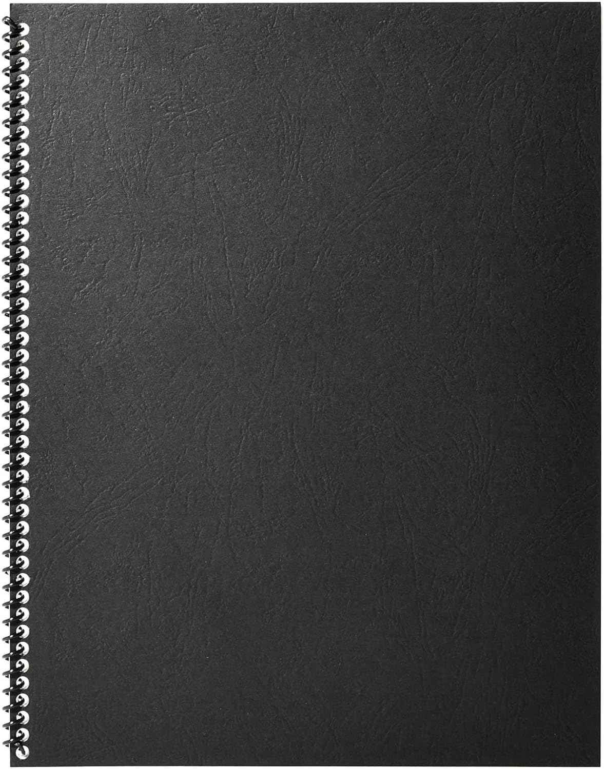 100 Pack Black 13 Mil Presentation Binding Covers and Backs (8.5x11 in)