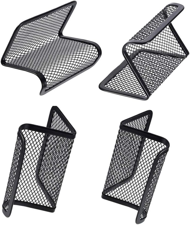 8pcs Business Card Holder Metal Mesh