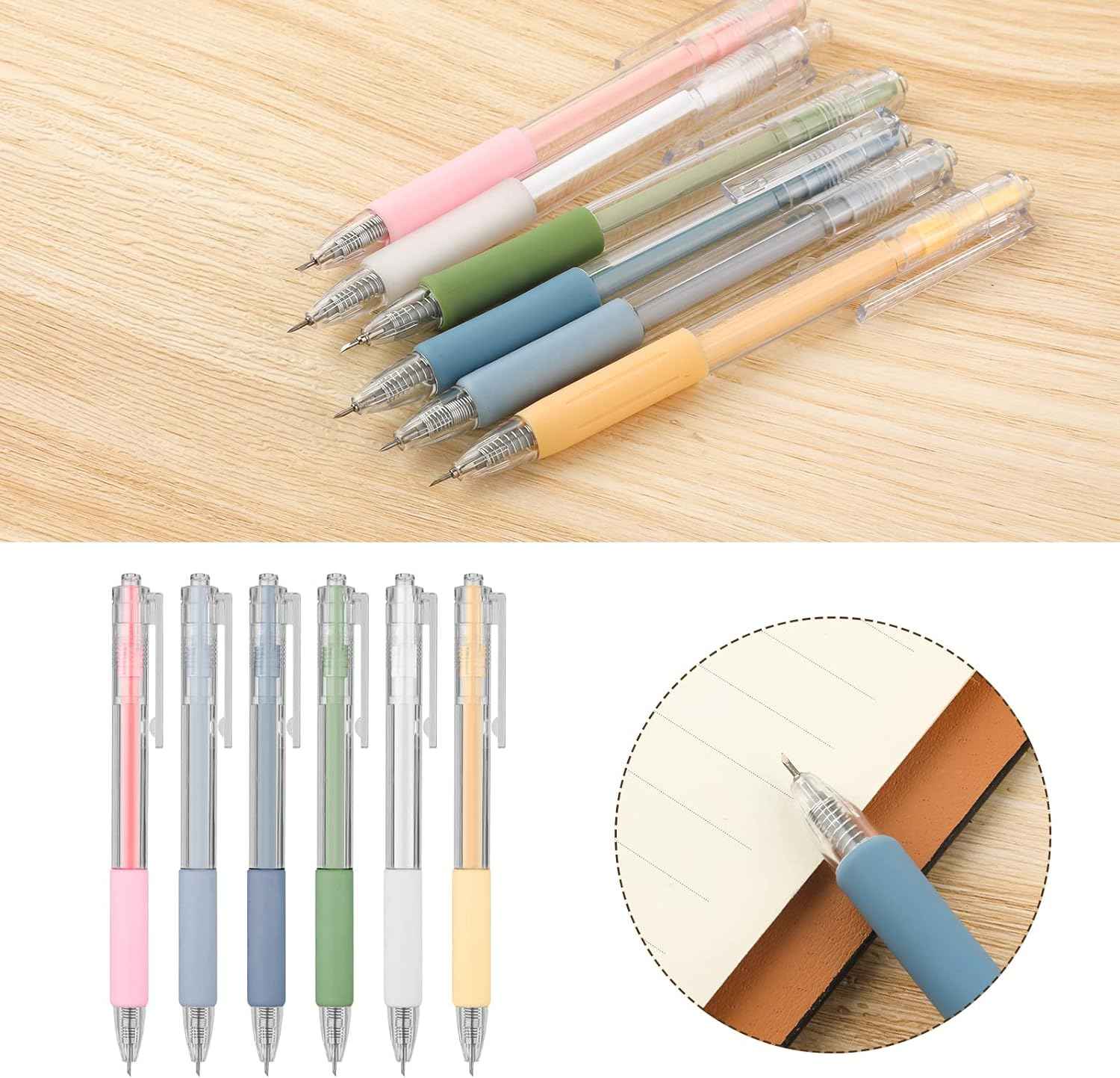 6pcs Craft Cutting Paper Pen Cutter Tool,ABS Resin Utility Knife Pen
