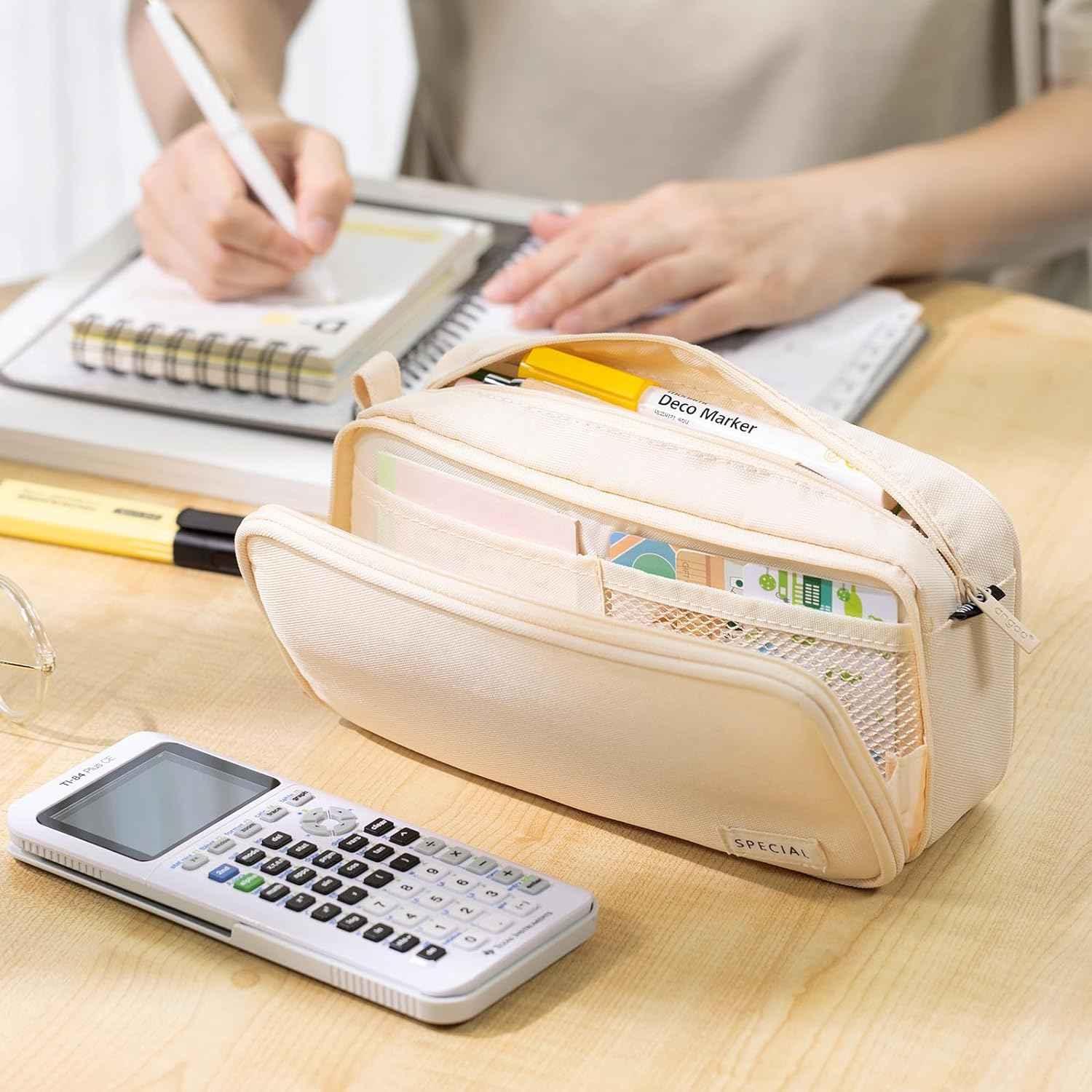 Large Capacity Pencil Case Organizer Pen Marker Holder