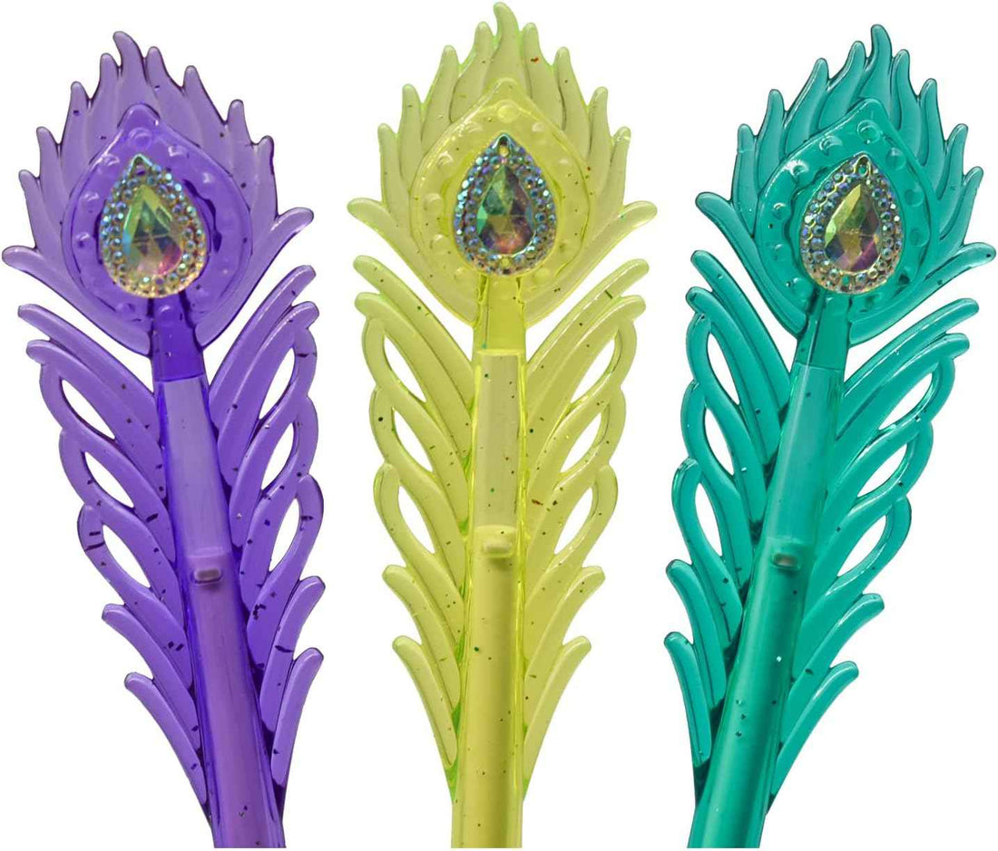 12 Colors Peacock Feather Gel Pens