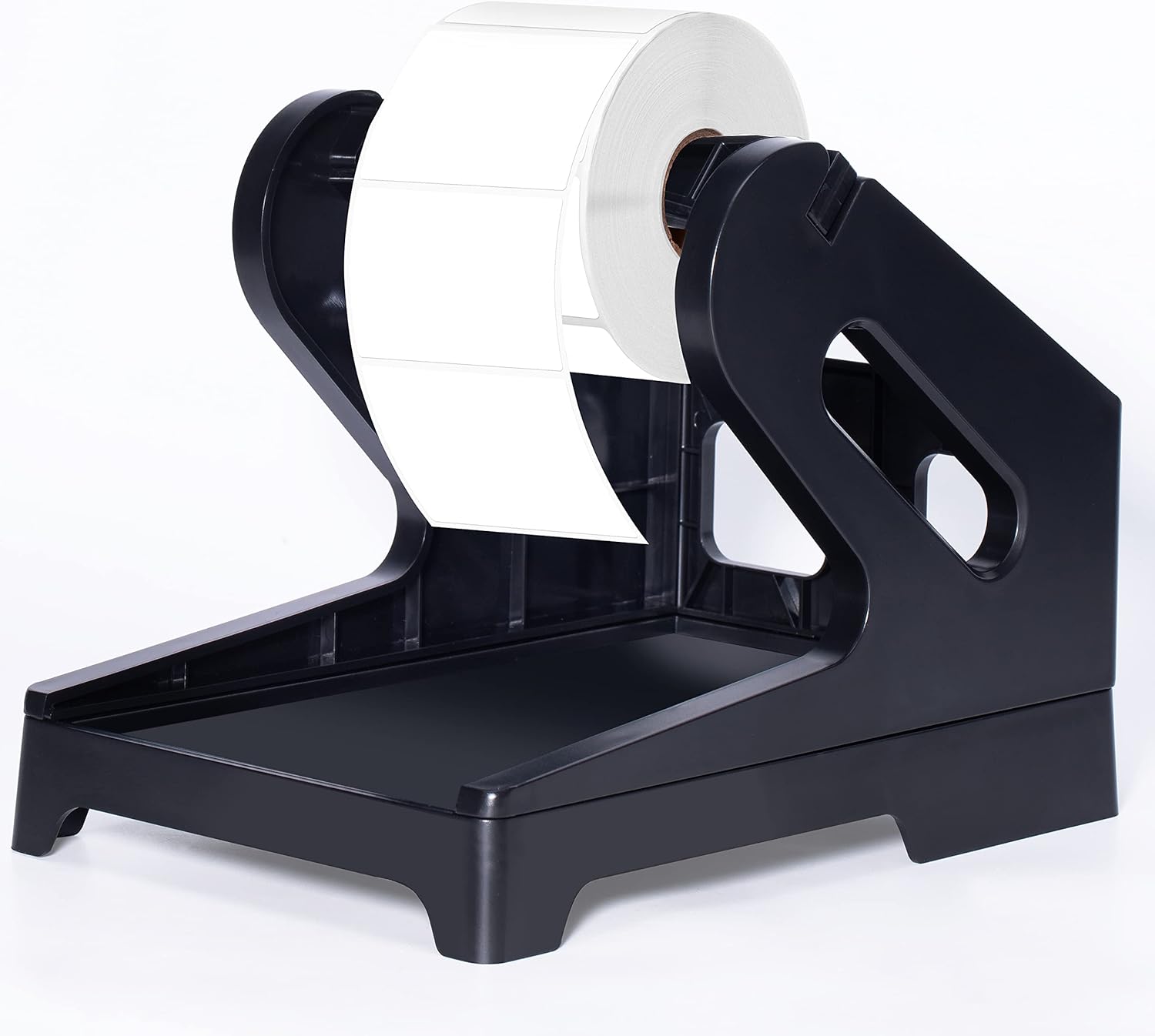 Phomeo Thermal Label Holder for Rolls and Fan-Fold Labels Black