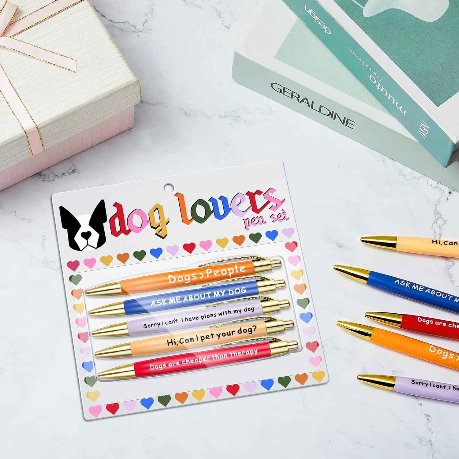 10pcs Dog Lovers Ballpoint Pen Set