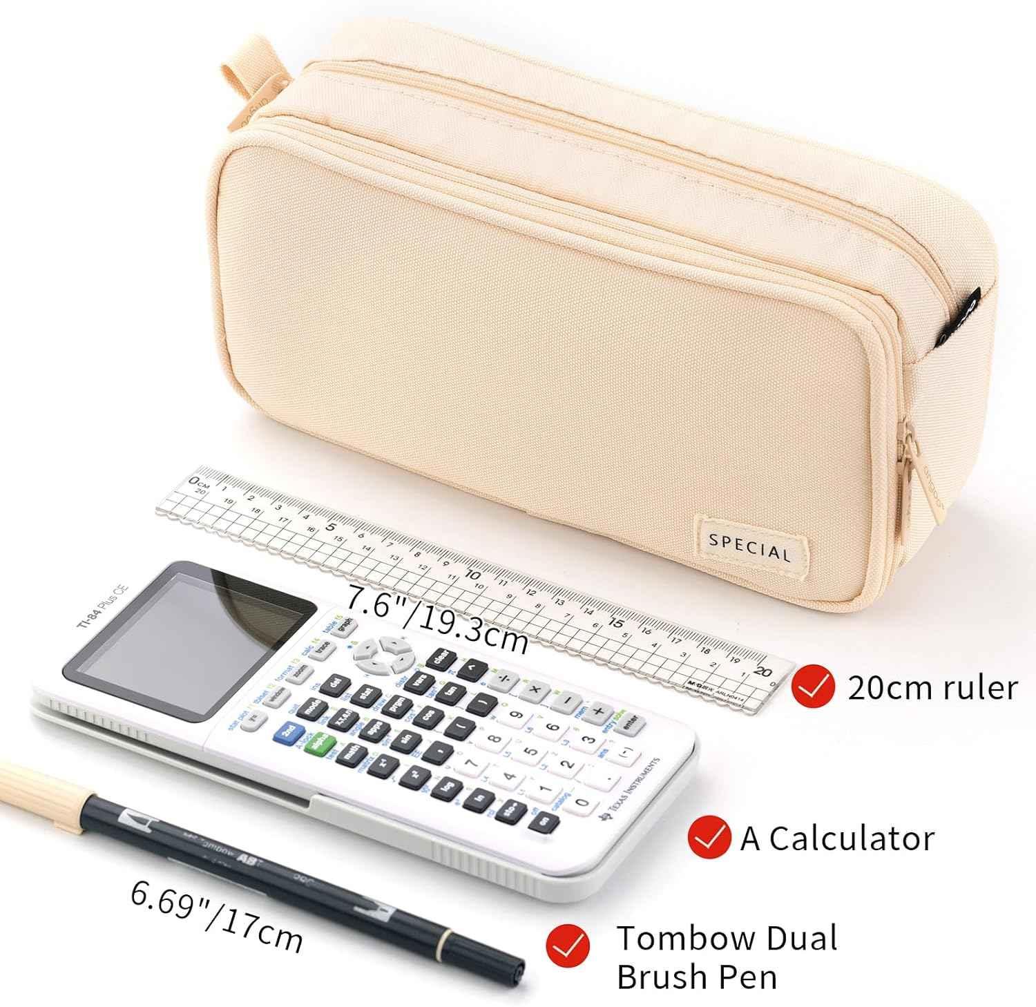 Large Capacity Pencil Case Organizer Pen Marker Holder