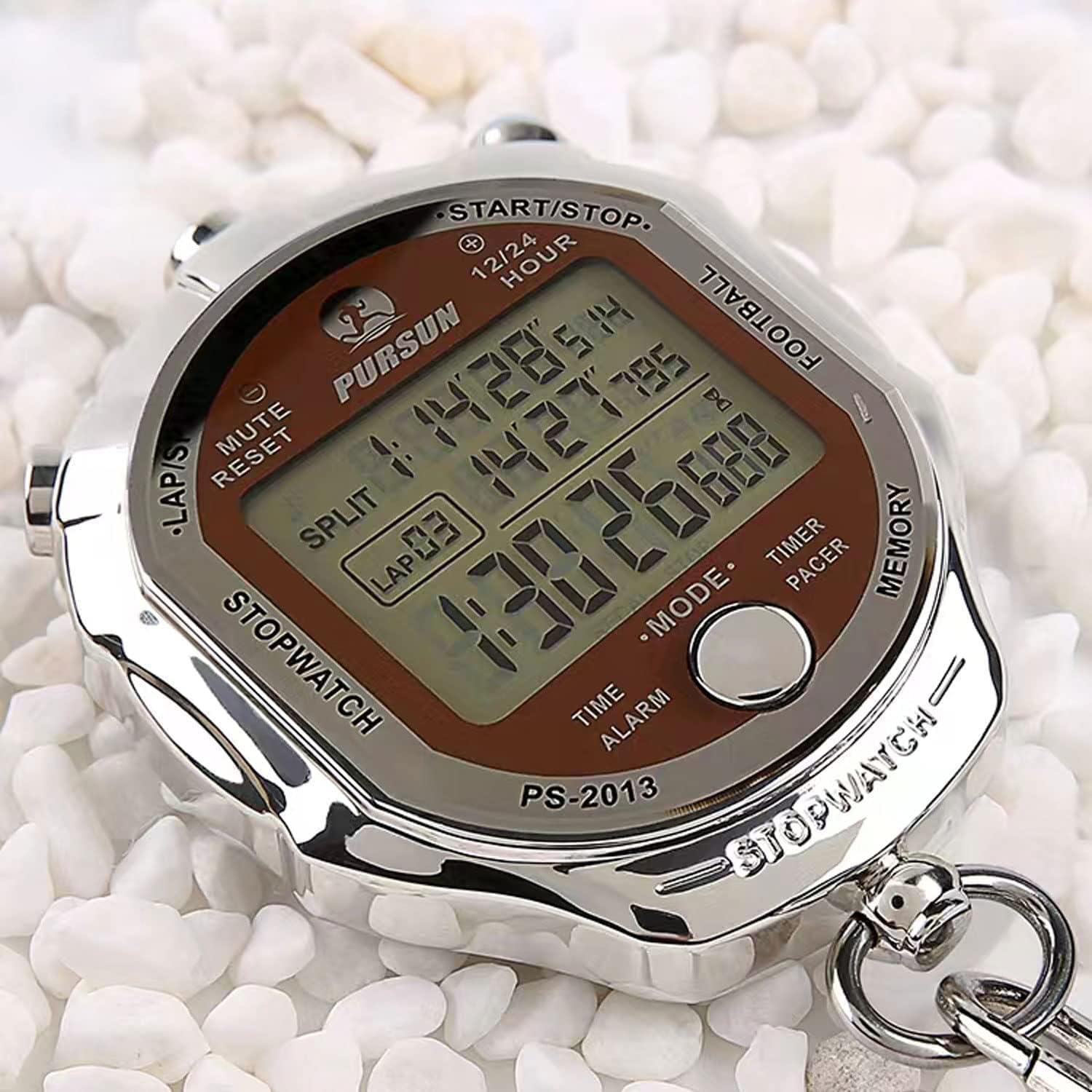 PURSUN PS-2013 Stopwatch Timer Metal 0.001 second