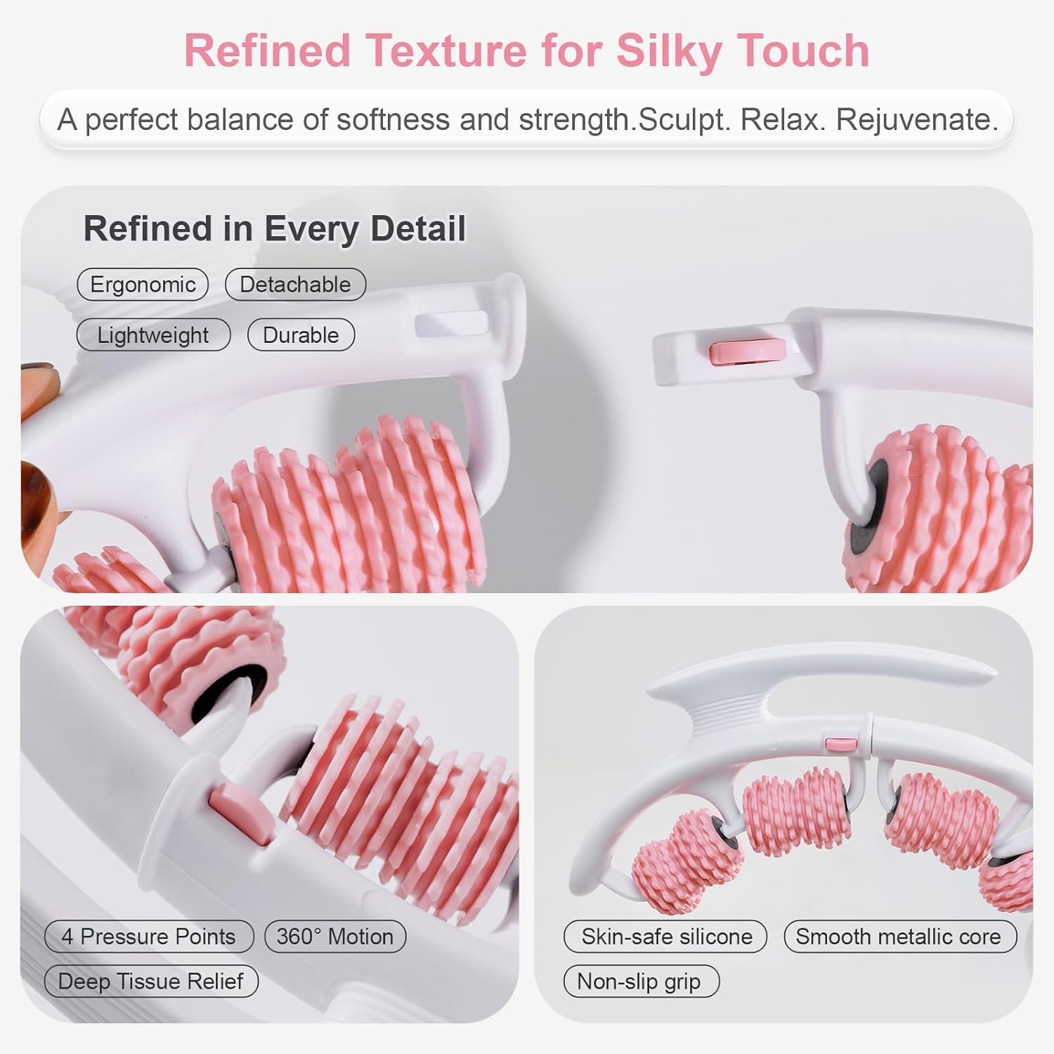 Anti Cellulite Roller & Lymphatic Drainage Massager