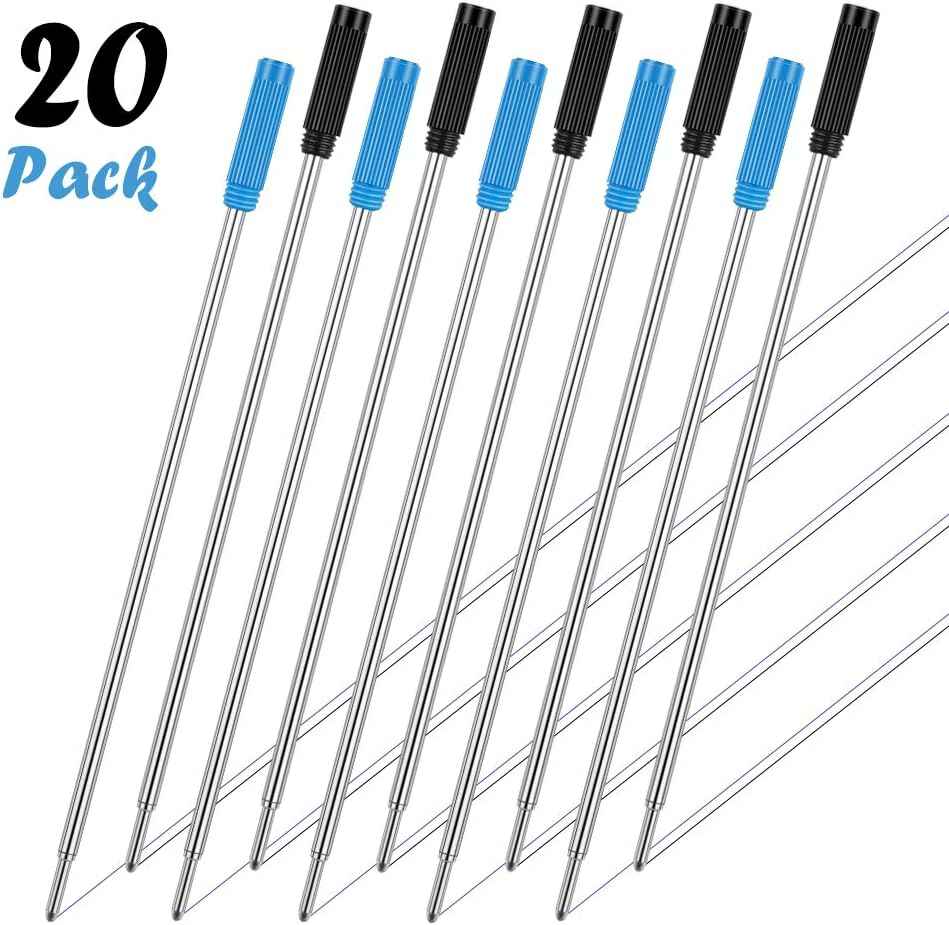 Cross Compatible Ballpoint Pen Refills 20 Pack,Medium Point