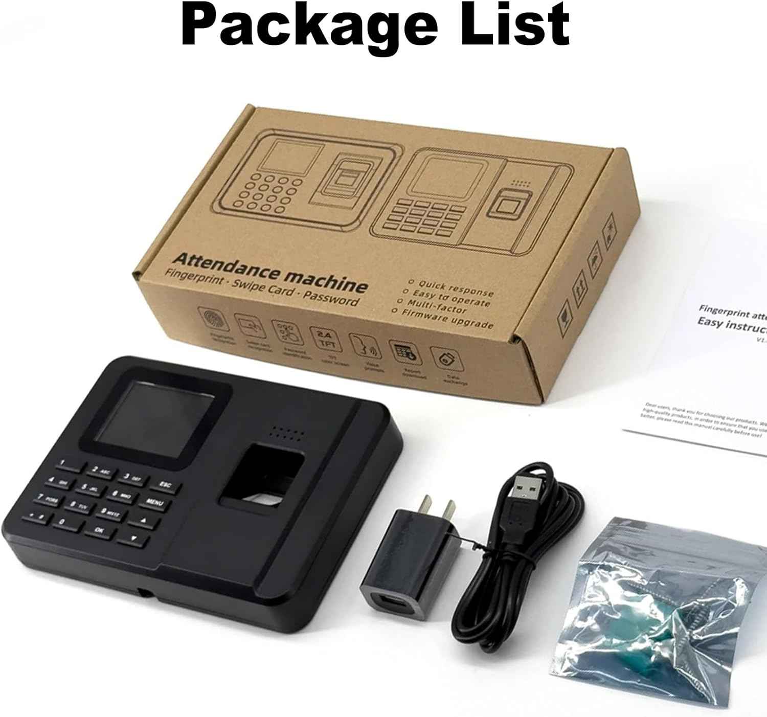 T700 Attendance Machine Time Clocks for Employees Small Business