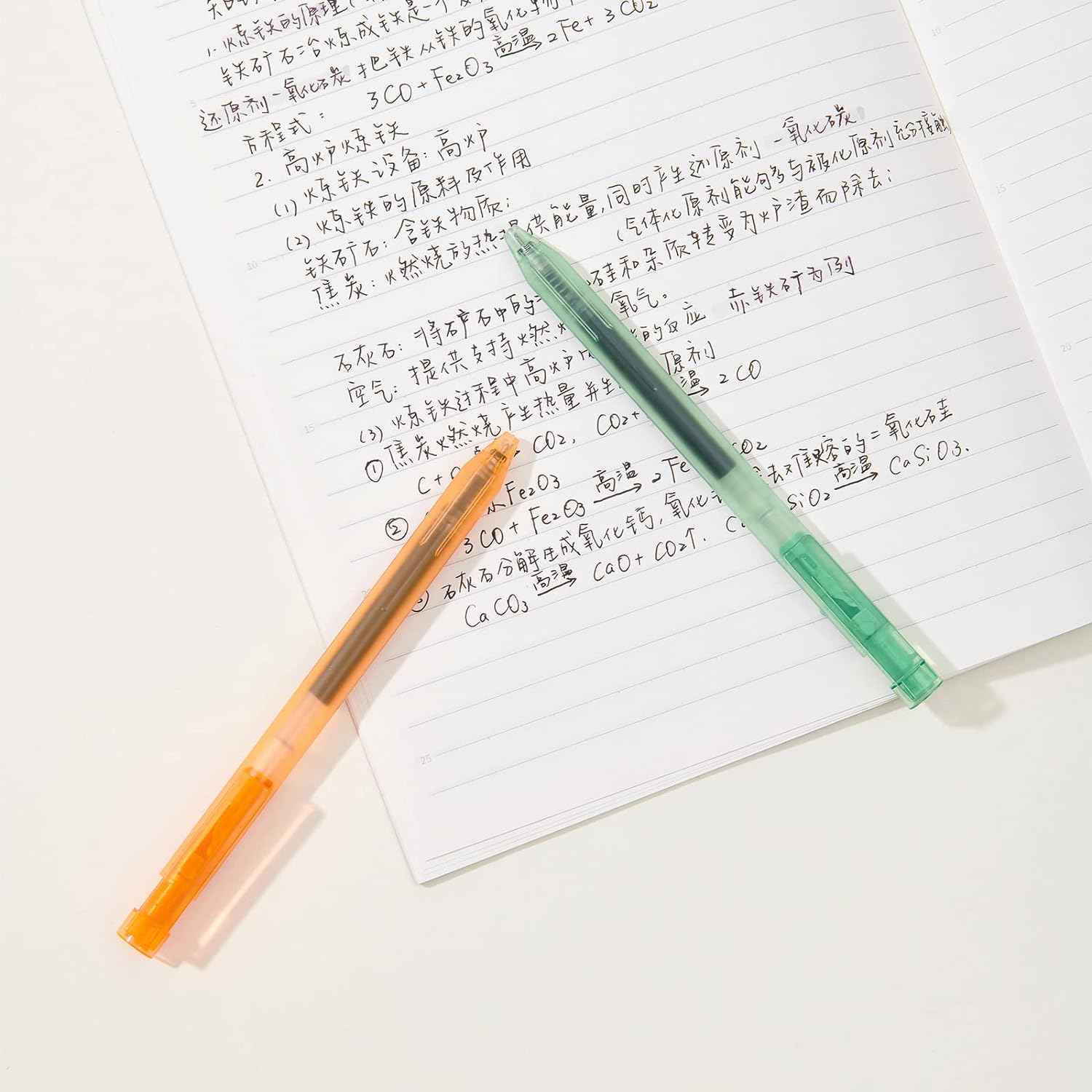 Kaco K8 Retractable Colored Gel Ink Pens 5 Pack