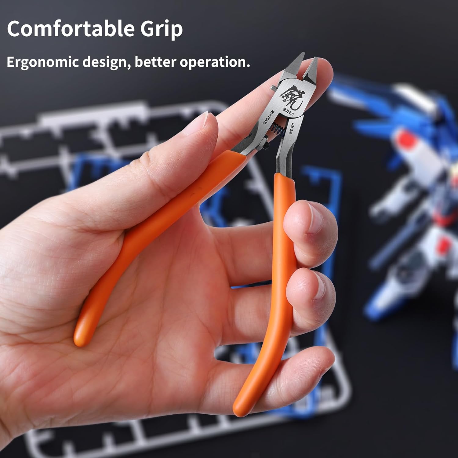 RUITOOL Model Nipper Tool 4.7 Inch Sprue Cutter for Plastic Model