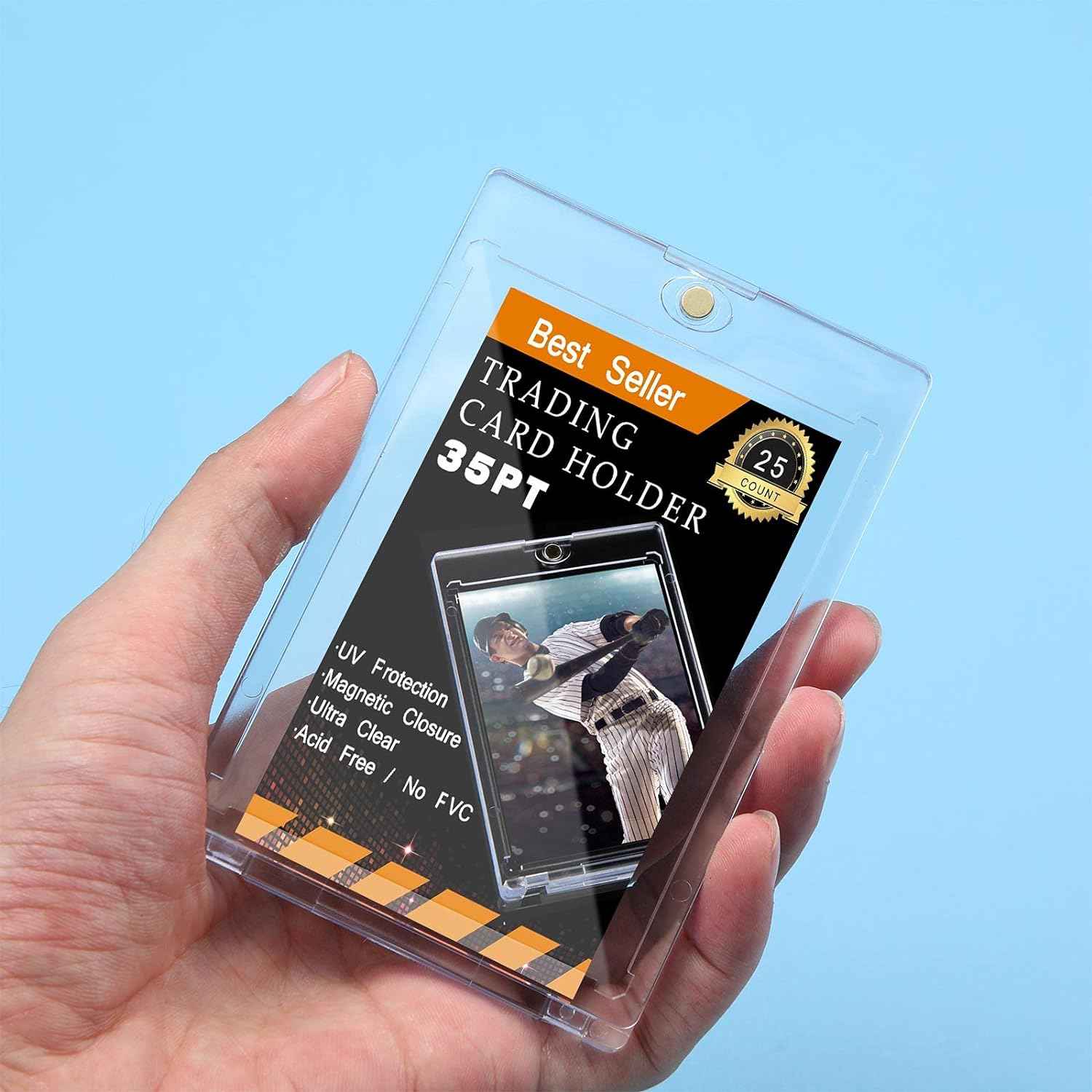 Magnetic Card Holders for Trading Card,35PT Card Protectors 20 Pack
