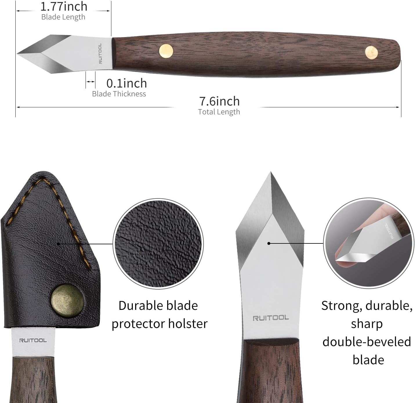RUITOOL Marking Knife, Woodworking Scribing Carving Knife