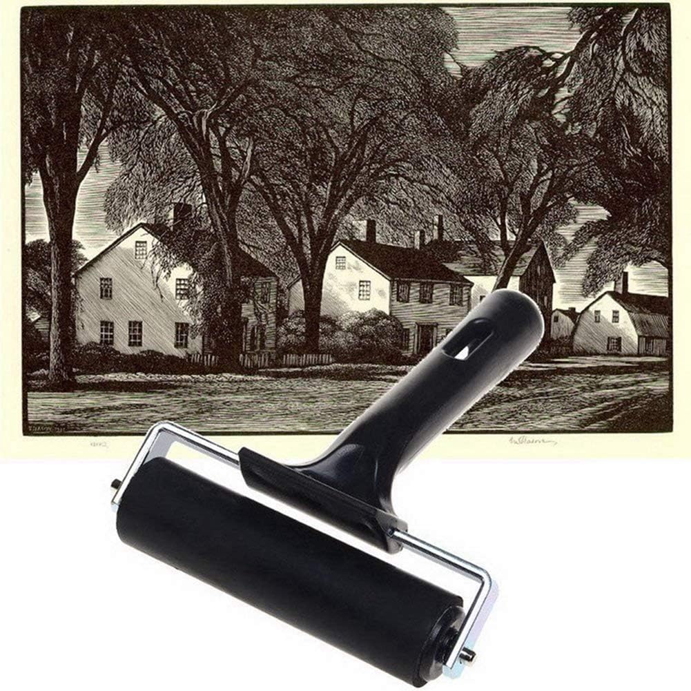 Soft Rubber Brayer Rollers for Printmaking 3 Pack