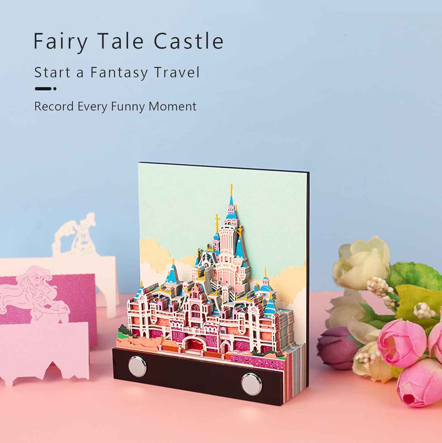 Fairy Tale Castle 3D Sticky Note Paper Memo Pad