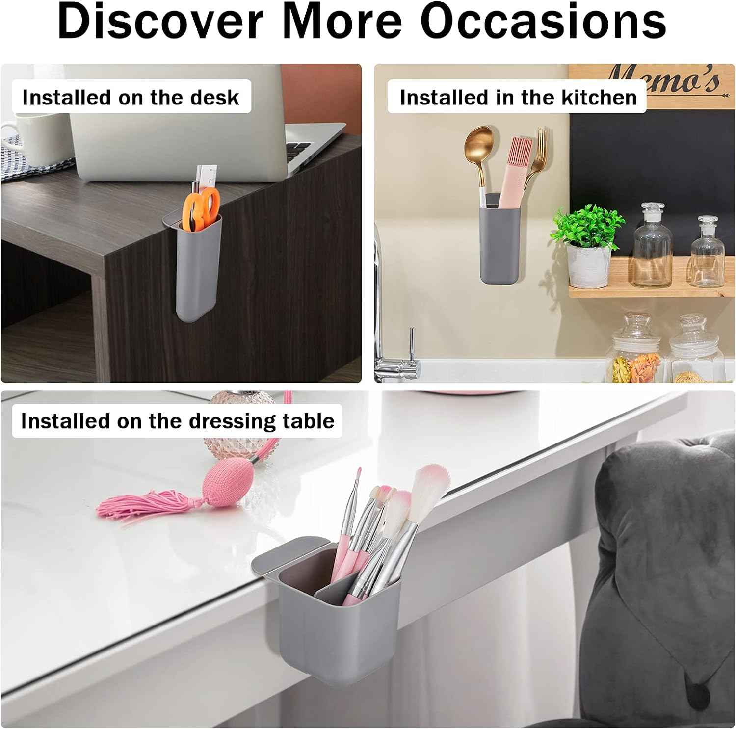 6Pcs Desktop Pen Pencil Holder Storage Organizers