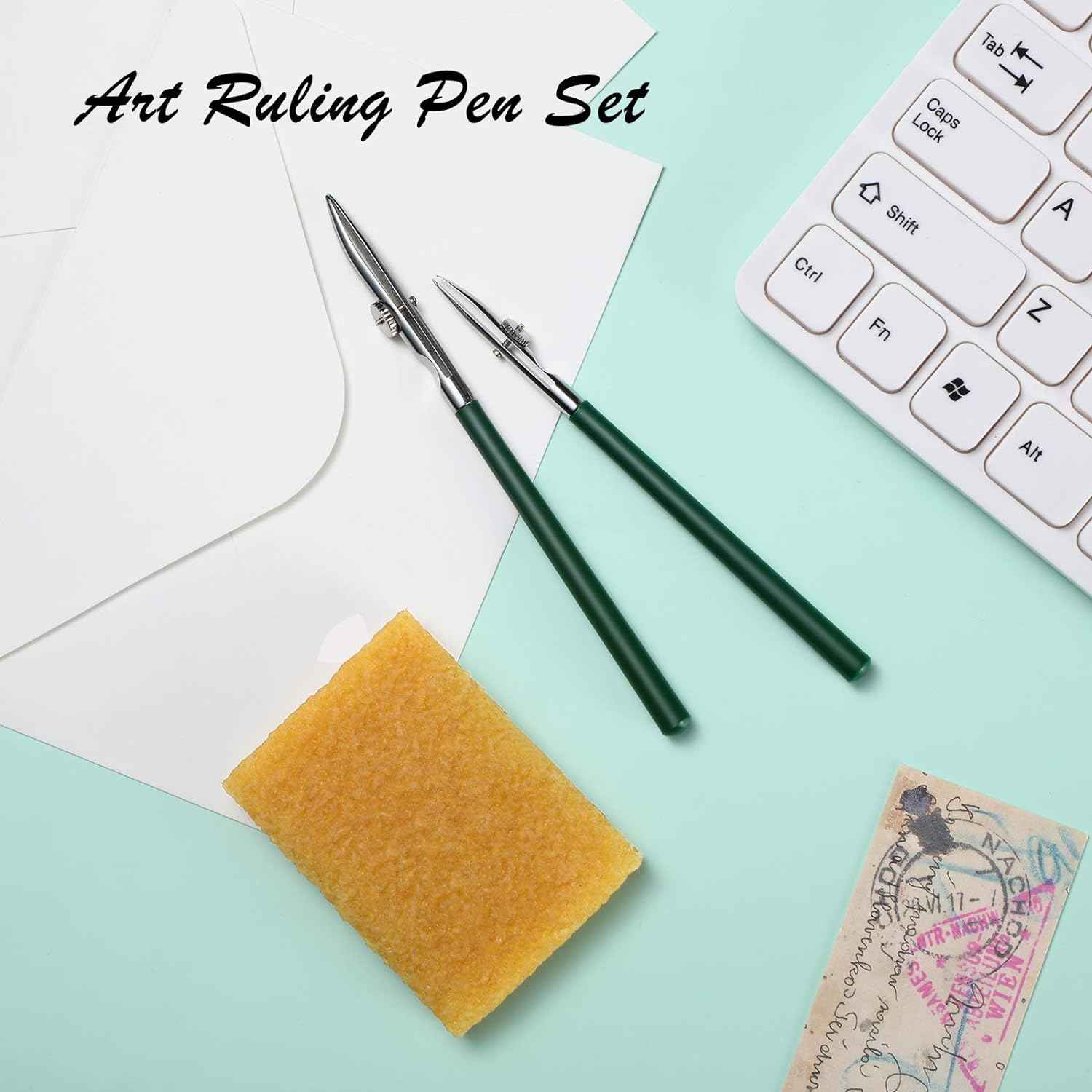 6Pcs Art Ruling Pen Set 3 Sizes Masking Fluid Pen