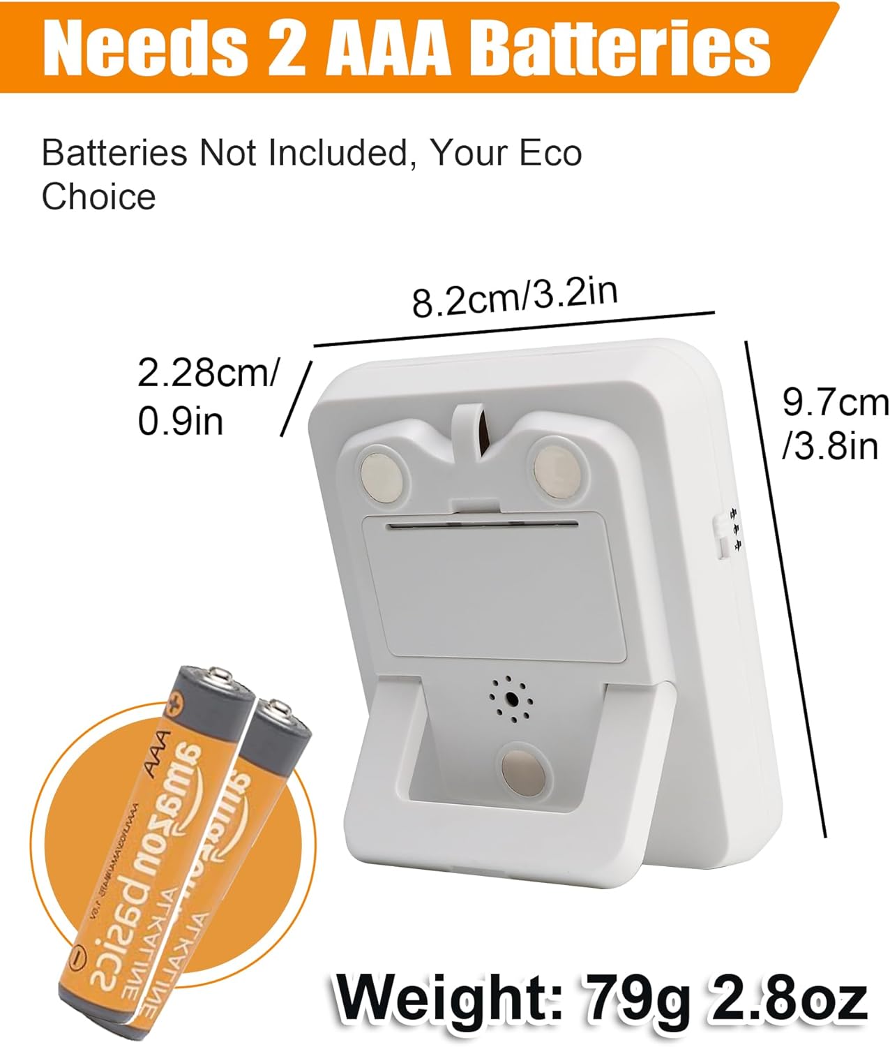 Kitchen Timer Digital - 3 Channel for Cooking with Alarm