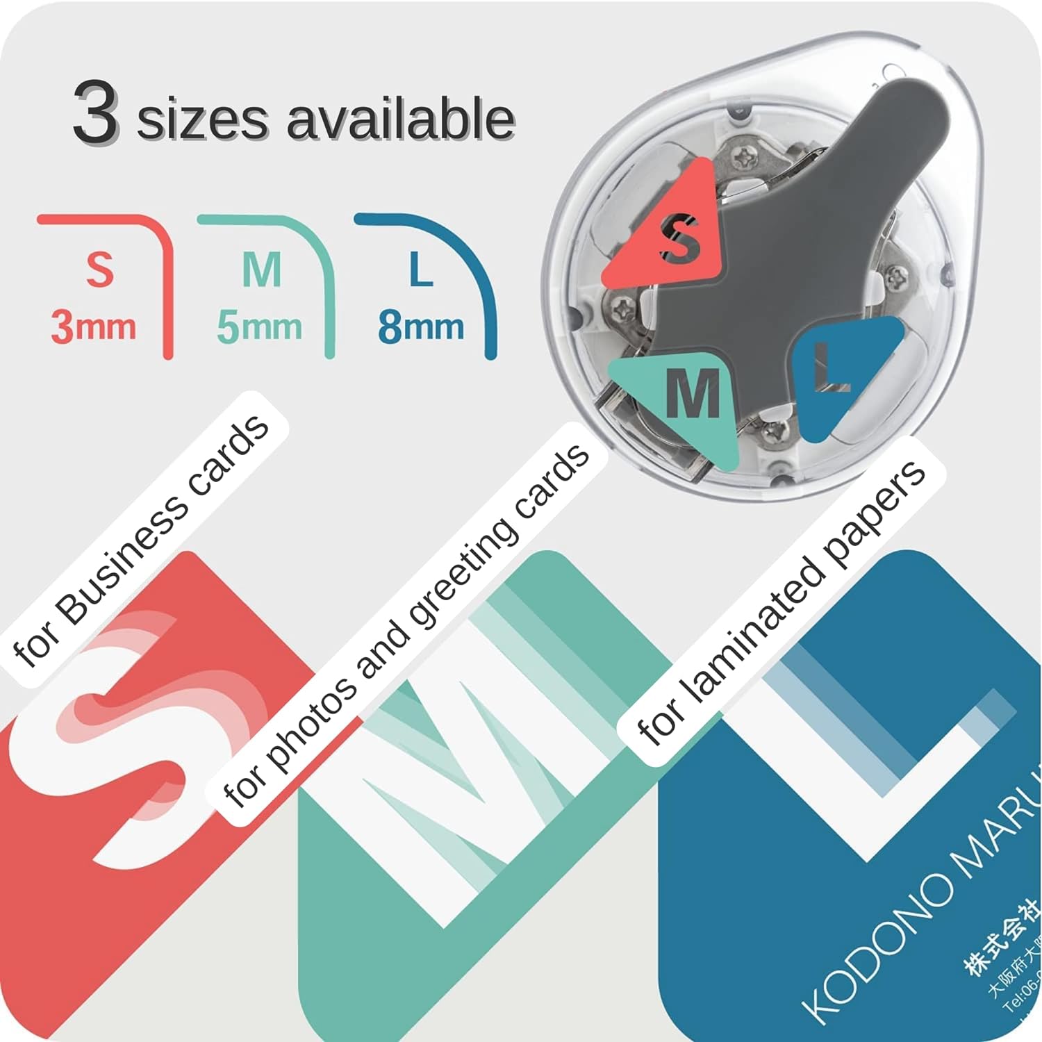 Sun-Star Kadomaru Pro 3-Way Corner Cutter
