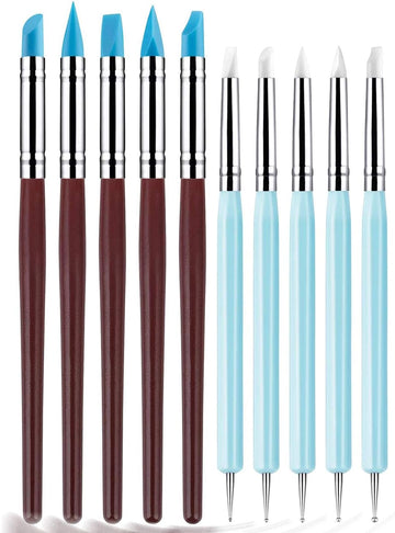 10PCS Silicone Clay Sculpting Tool for Pottery Craft