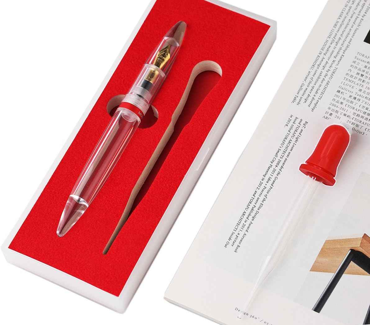 MAJOHN M2 Transparent Eye Dropper Filling Fountain Pen