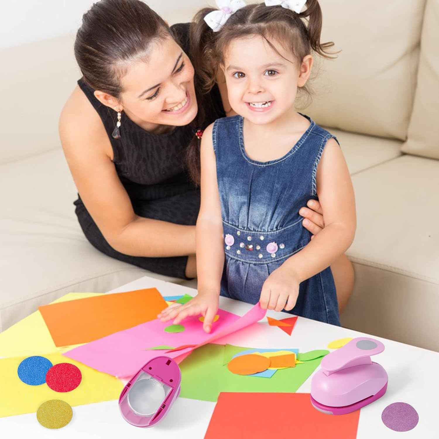 2 Inch Craft Hole Paper Punch Shape Circle for Cardstock,Scrapbooks