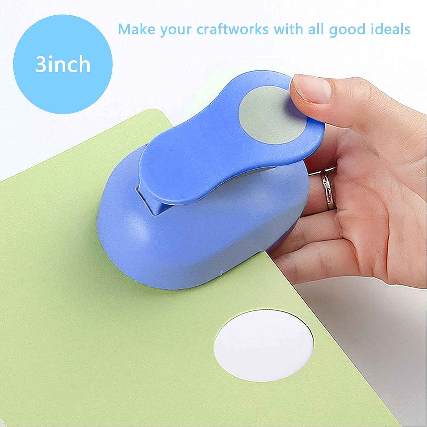 Large 3 Inch Craft Circle Hole Paper Punch for Greeting Cards,Scrapbook
