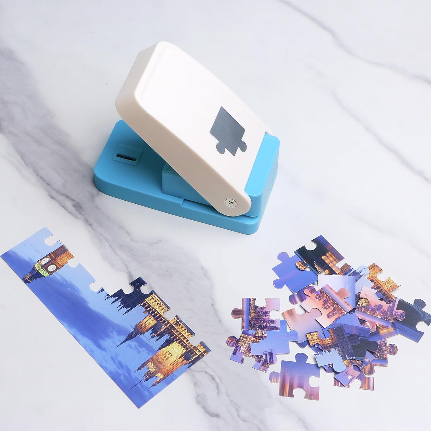 DIY Jigsaw Puzzle Piece Cutter Punch Making Tool